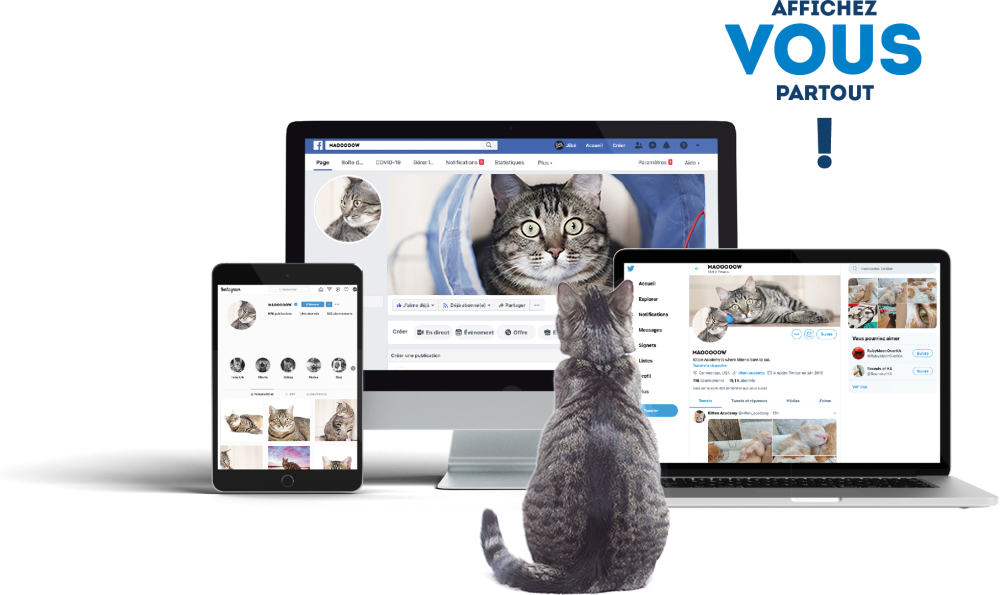 Affichez vous partout sur le web, les réseaux sociaux