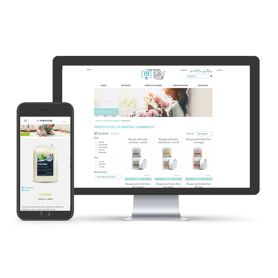 Site e-commerce pour vendre vos produits en ligne